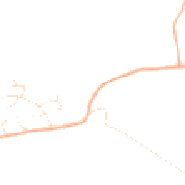 Daytime road noise heatmap for BS24 9TZ