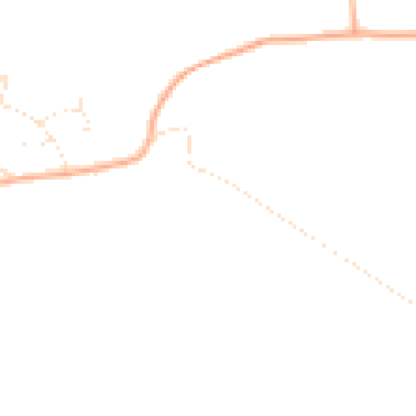 Daytime road noise heatmap for BS24 9UU