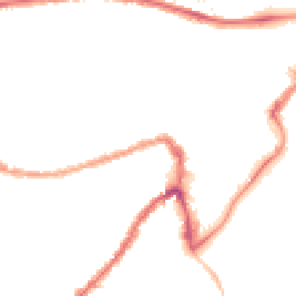 Night-time road noise heatmap for BS3 1EN