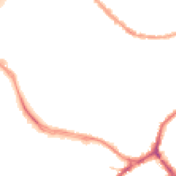Night-time road noise heatmap for BS3 2DD