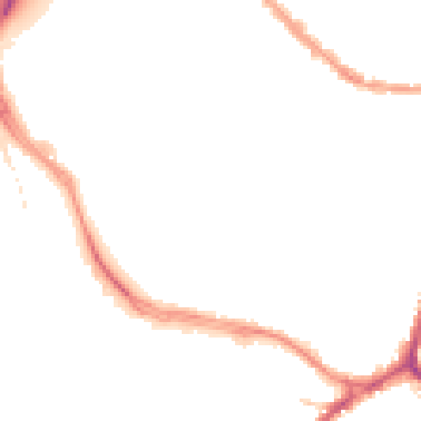 Night-time road noise heatmap for BS3 2LX
