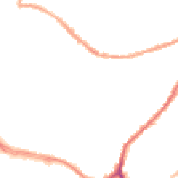 Night-time road noise heatmap for BS3 3EY