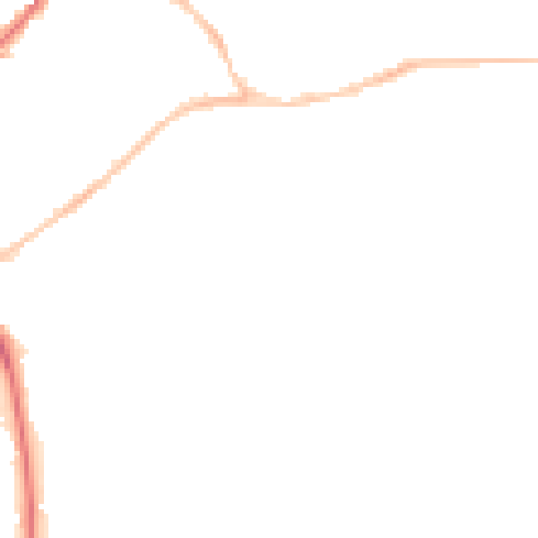 Night-time road noise heatmap for BS3 5LB