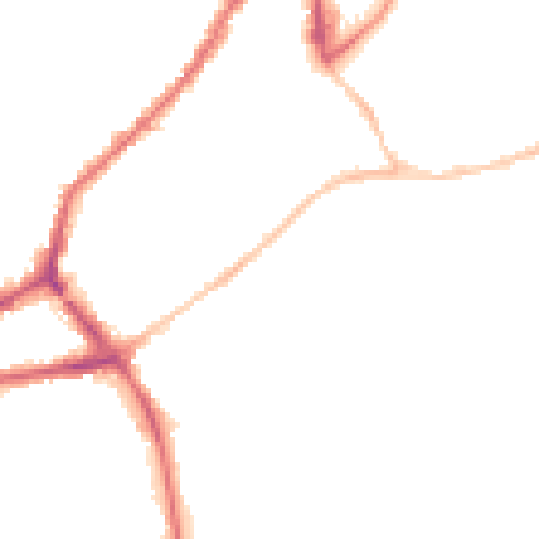 Night-time road noise heatmap for BS3 5NF