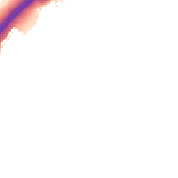 Night-time road noise heatmap for BS34 5LF