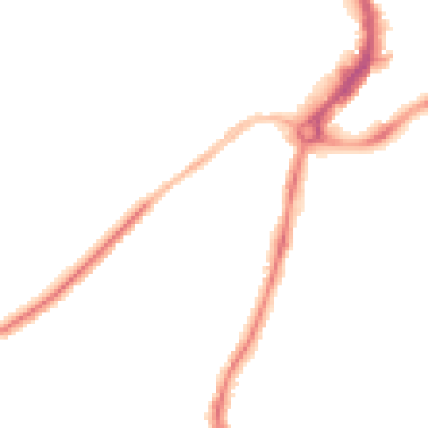 Night-time road noise heatmap for BS34 7RA
