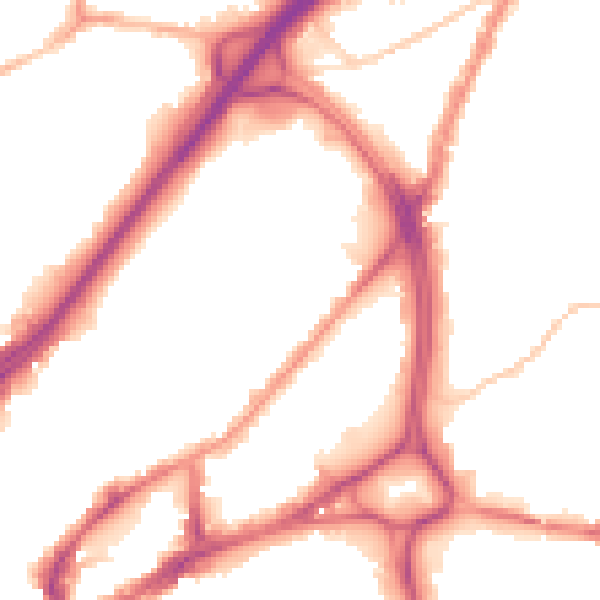 Night-time road noise heatmap for BS5 0TA