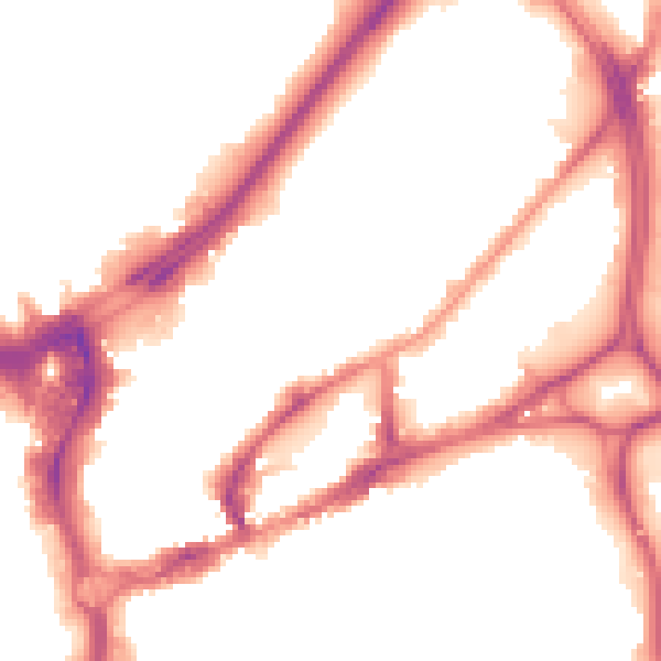 Night-time road noise heatmap for BS5 0TN