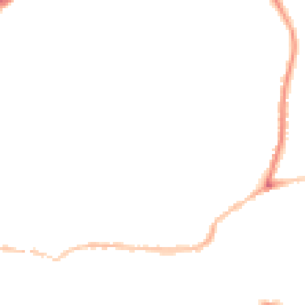 Night-time road noise heatmap for BS5 6BS