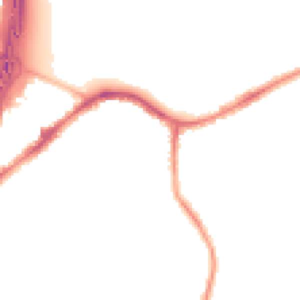 Night-time road noise heatmap for BS5 6LW