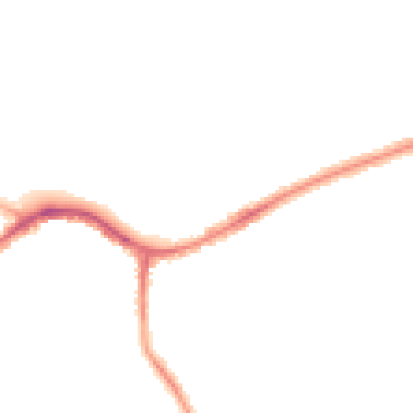 Night-time road noise heatmap for BS5 6QL
