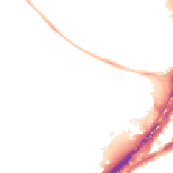 Night-time road noise heatmap for BS5 6XG