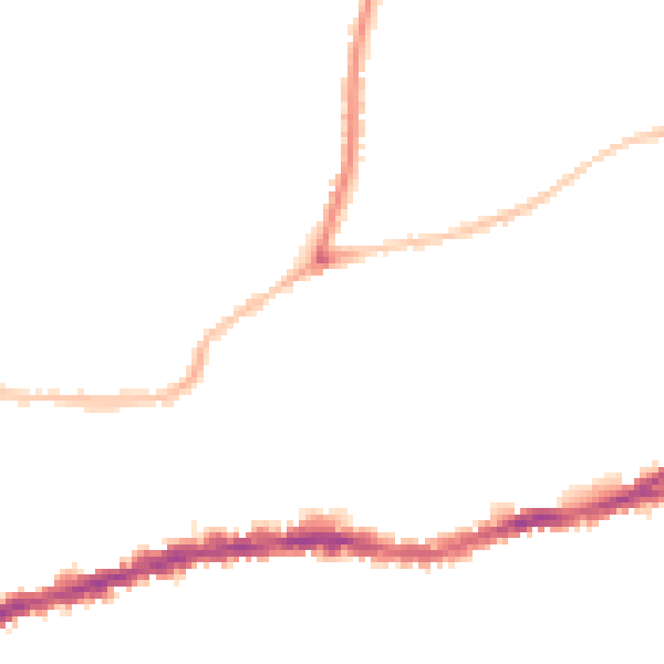 Night-time road noise heatmap for BS5 7AL