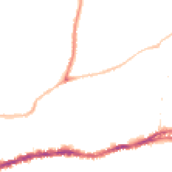 Night-time road noise heatmap for BS5 7AP