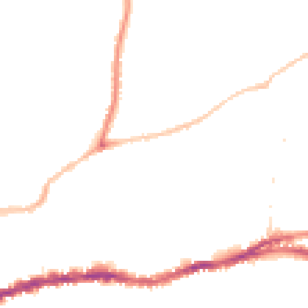 Night-time road noise heatmap for BS5 7AU