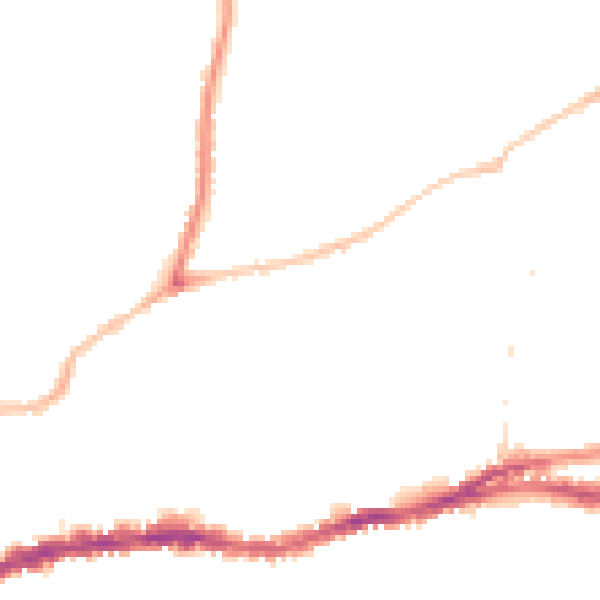Night-time road noise heatmap for BS5 7AX