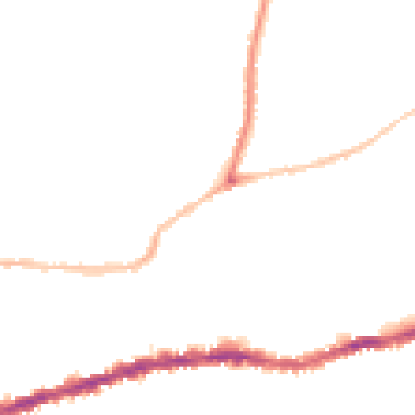 Night-time road noise heatmap for BS5 7BL
