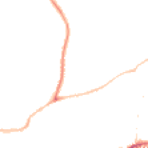 Night-time road noise heatmap for BS5 7EF