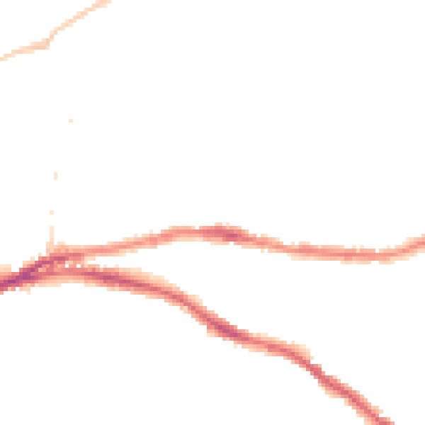 Night-time road noise heatmap for BS5 7HG
