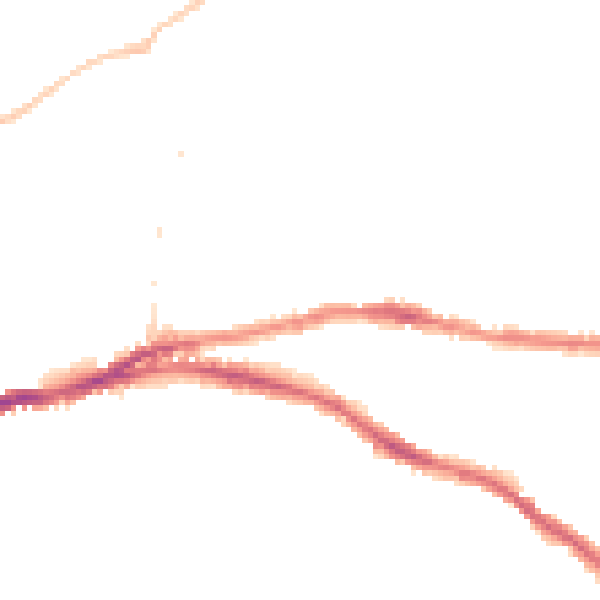 Night-time road noise heatmap for BS5 7HH
