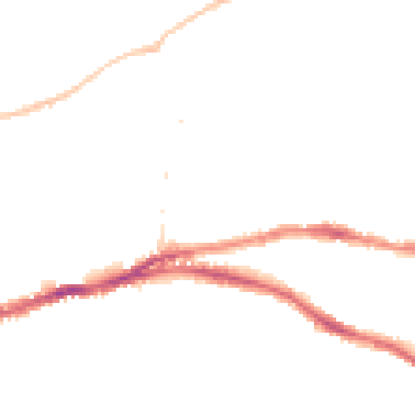 Night-time road noise heatmap for BS5 7HP