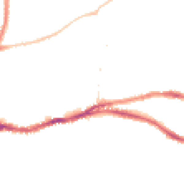 Night-time road noise heatmap for BS5 7JA