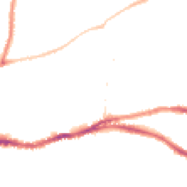 Night-time road noise heatmap for BS5 7JB