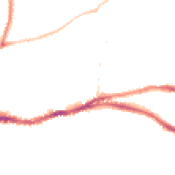 Night-time road noise heatmap for BS5 7JD