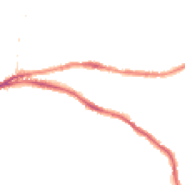 Night-time road noise heatmap for BS5 7LR