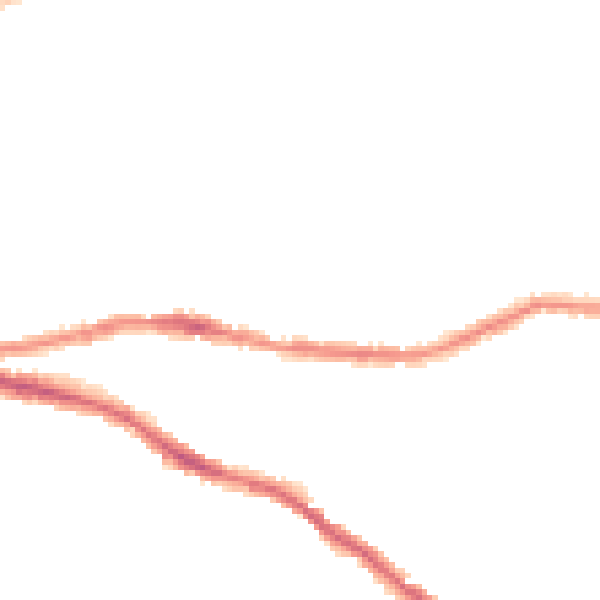 Night-time road noise heatmap for BS5 7LZ