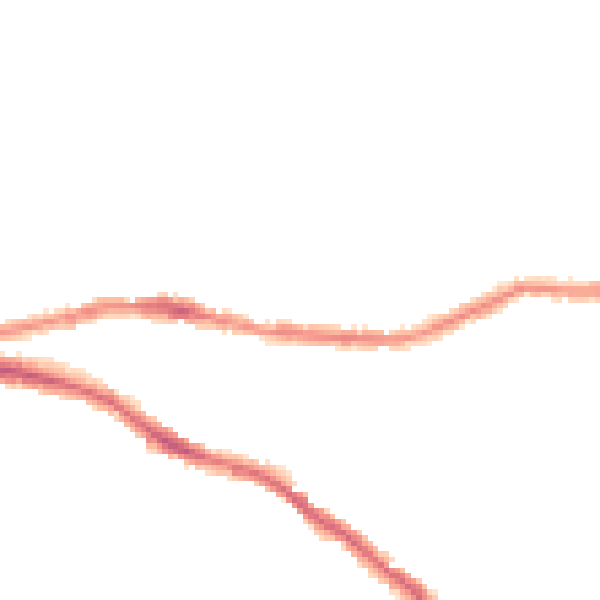 Night-time road noise heatmap for BS5 7NB