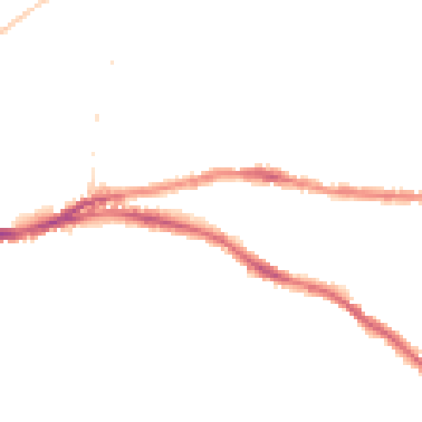 Night-time road noise heatmap for BS5 7NN