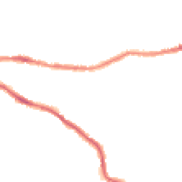 Night-time road noise heatmap for BS5 7PJ