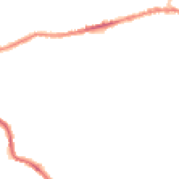 Night-time road noise heatmap for BS5 7PZ