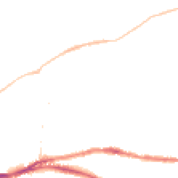 Night-time road noise heatmap for BS5 7SE
