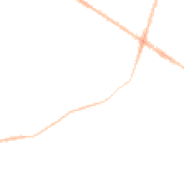 Night-time road noise heatmap for BS5 7XP