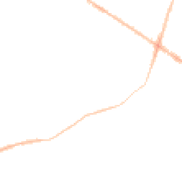 Night-time road noise heatmap for BS5 7XS