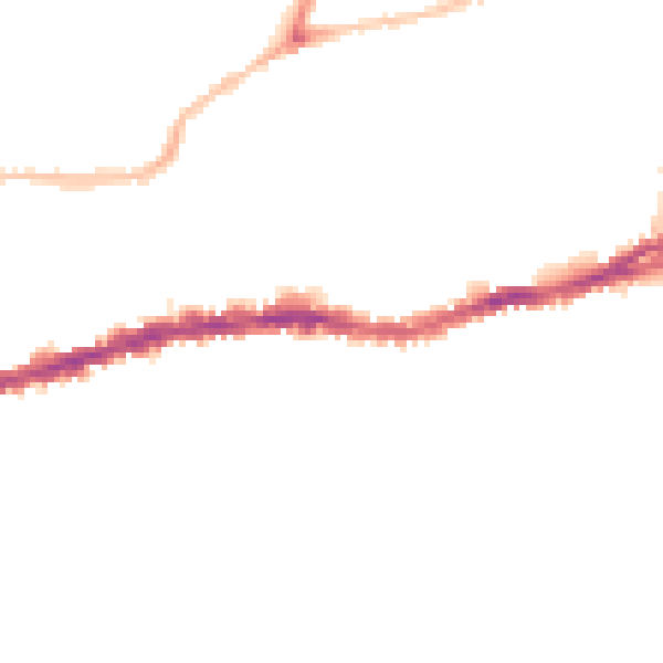 Night-time road noise heatmap for BS5 8AD