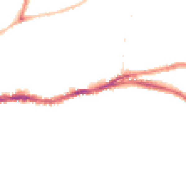 Night-time road noise heatmap for BS5 8AJ