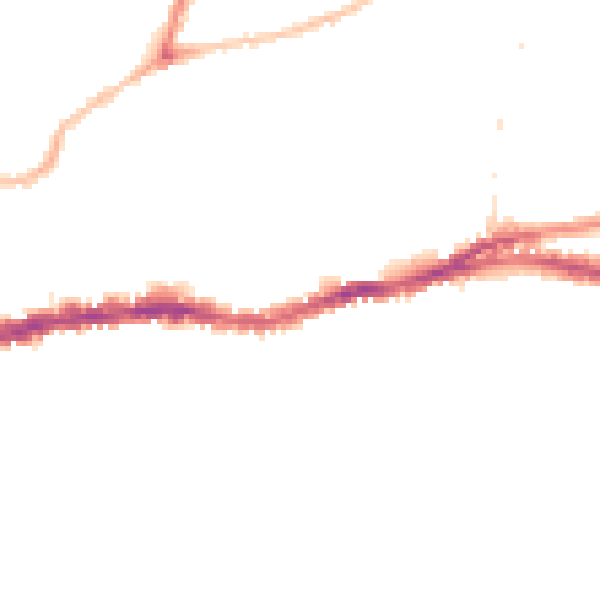 Night-time road noise heatmap for BS5 8AQ