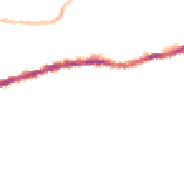 Night-time road noise heatmap for BS5 8DJ