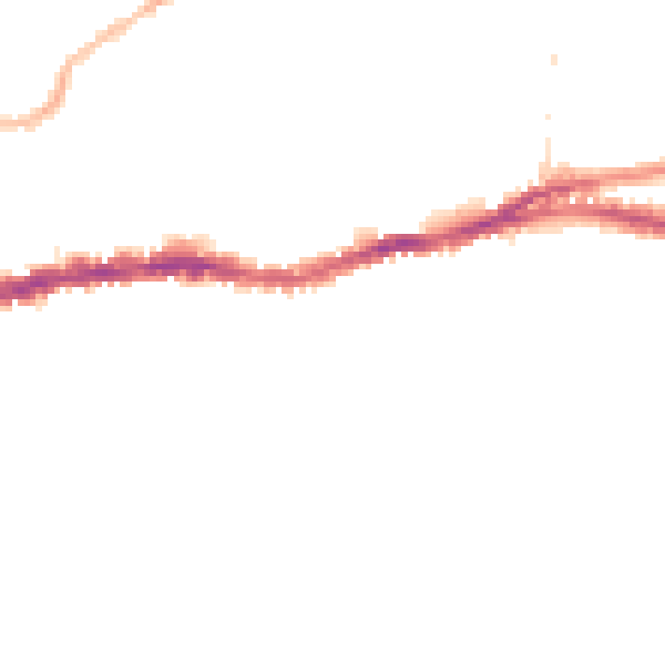 Night-time road noise heatmap for BS5 8EE