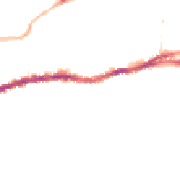Night-time road noise heatmap for BS5 8EF