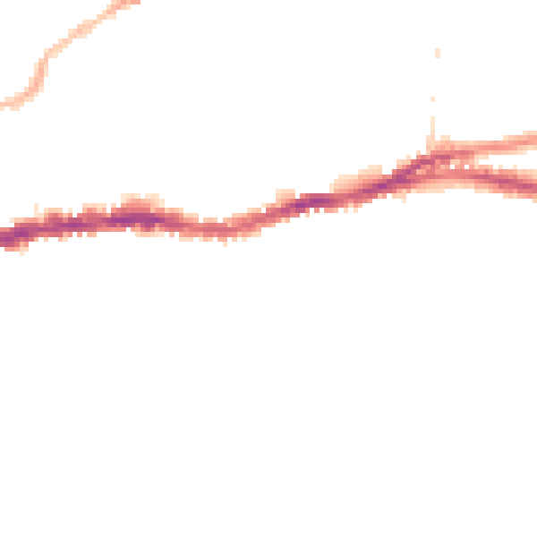 Night-time road noise heatmap for BS5 8EH