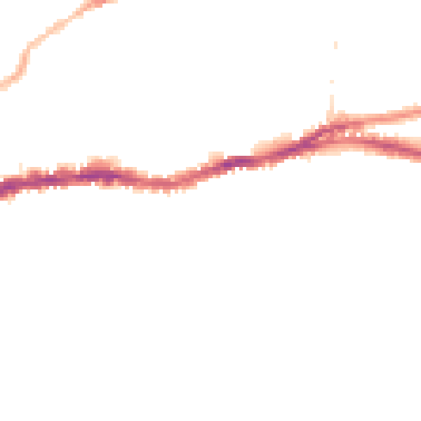 Night-time road noise heatmap for BS5 8EQ