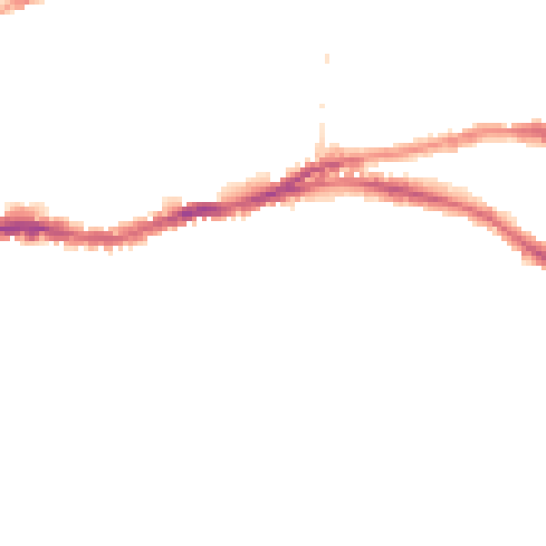 Night-time road noise heatmap for BS5 8EY