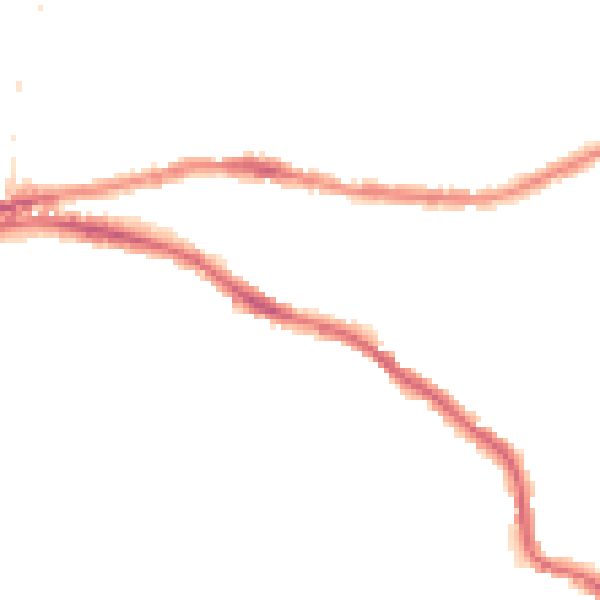 Night-time road noise heatmap for BS5 8HF