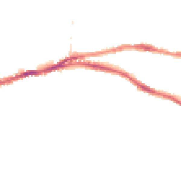 Night-time road noise heatmap for BS5 8HL