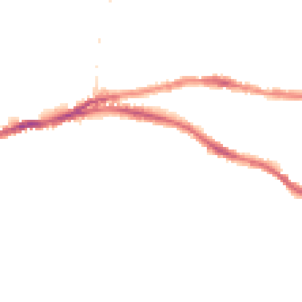 Night-time road noise heatmap for BS5 8HR