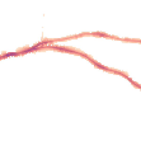 Night-time road noise heatmap for BS5 8HY